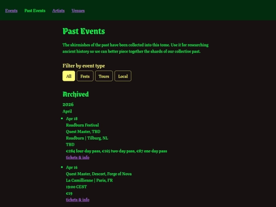 Website screenshot