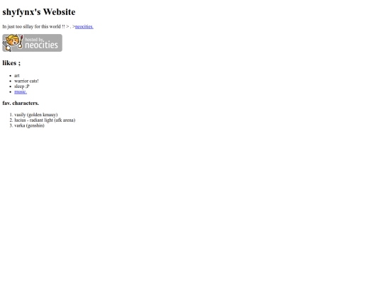 index screenshot