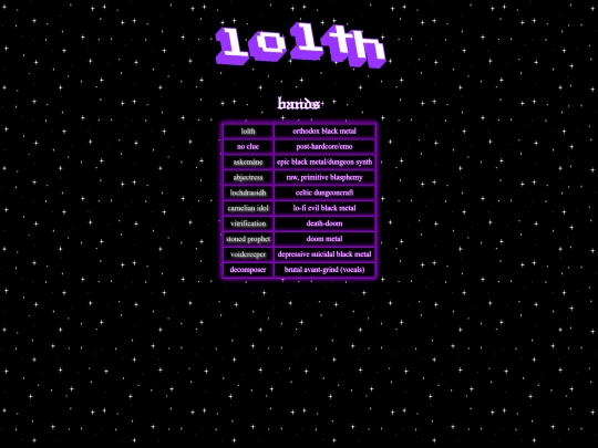 bands screenshot