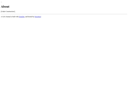 Blog/about screenshot