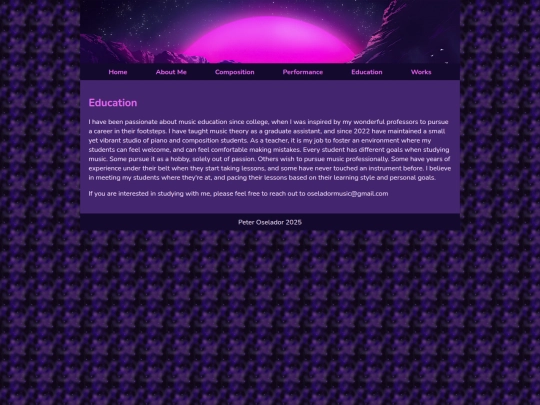 Website screenshot