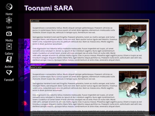 SARA screenshot