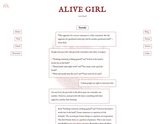 proverbs screenshot