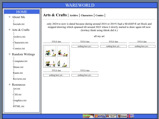 Archive screenshot