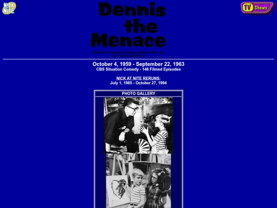 nickatnite/Dennis The Menace screenshot