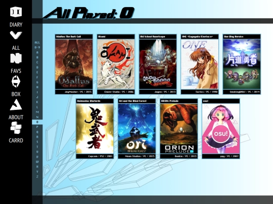 all/o screenshot