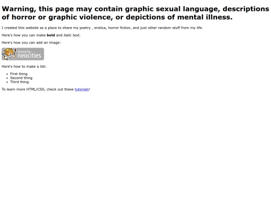 index screenshot