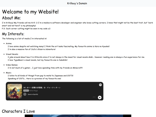 Website screenshot