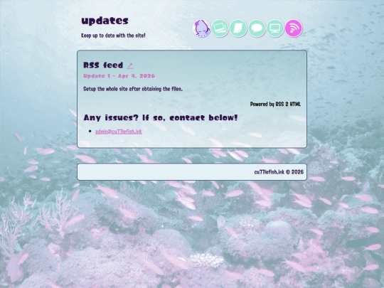 updates screenshot