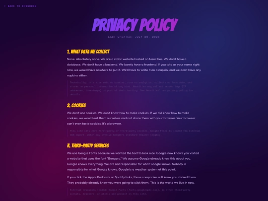 privacy screenshot