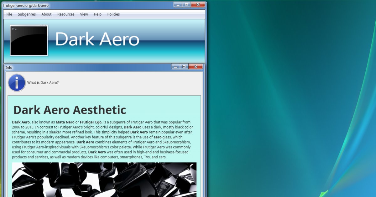 Dark Aero Aesthetic - frutiger-aero.org