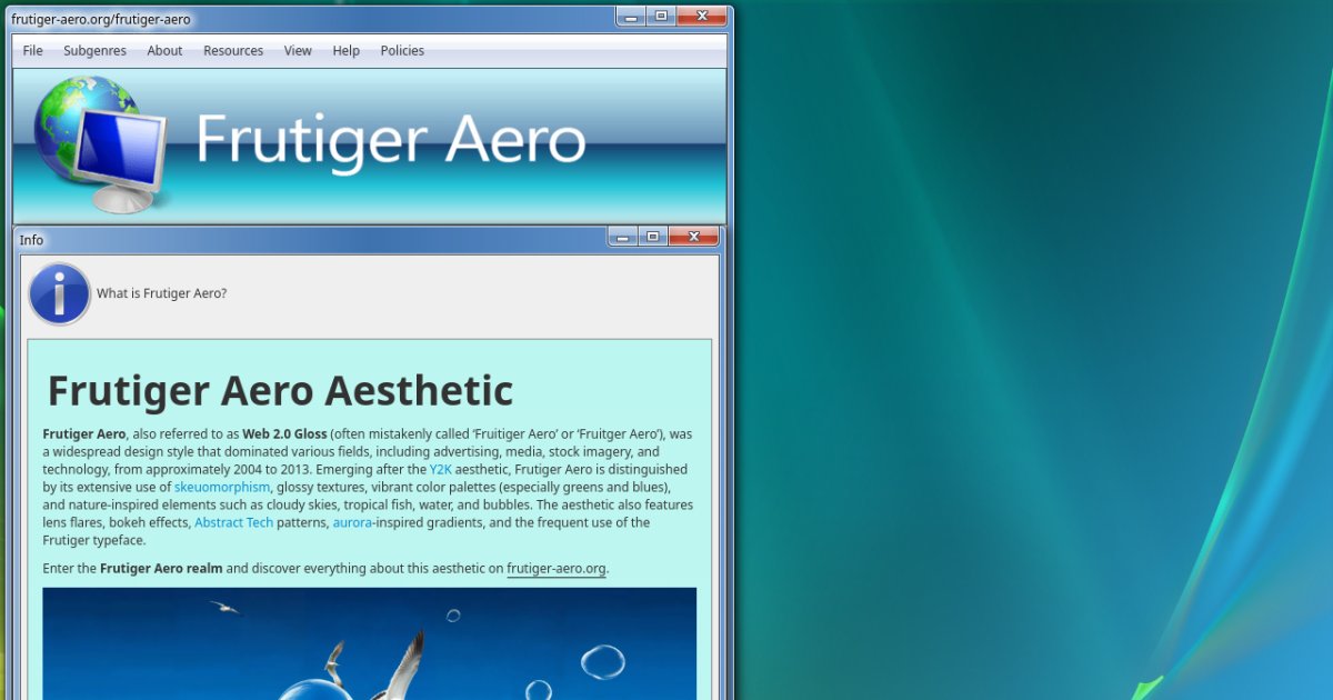 Frutiger Aero Aesthetic - frutiger-aero.org