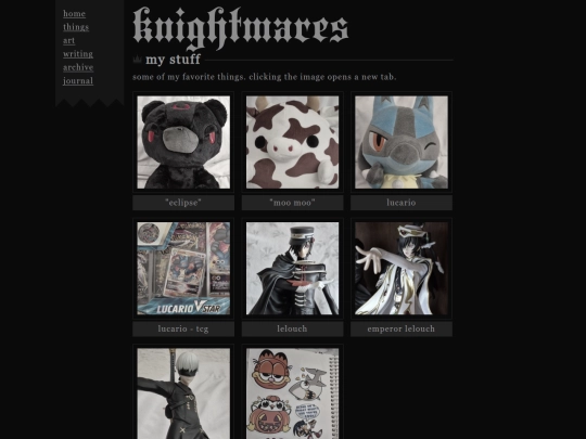 things/stuff screenshot