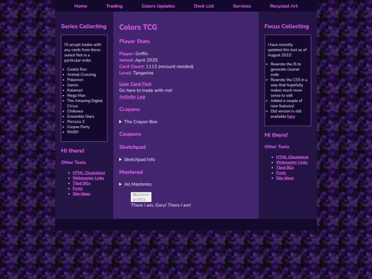 Website screenshot