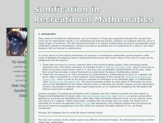 sonification screenshot