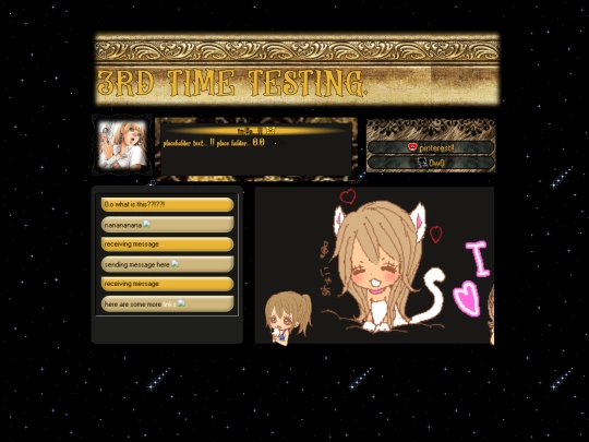 testing screenshot