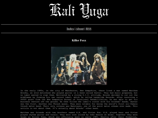 Website screenshot