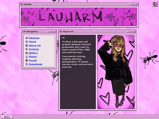 aboutme screenshot