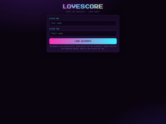 LoveScore screenshot