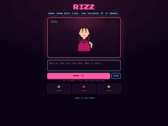 RIZZ screenshot