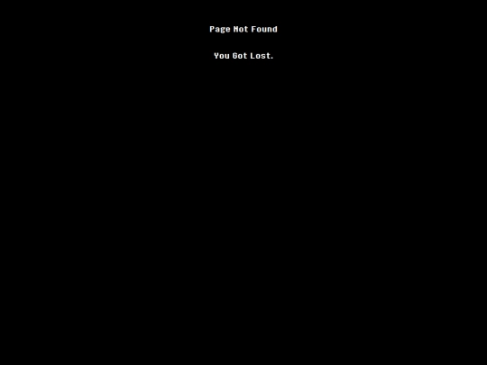not_found screenshot