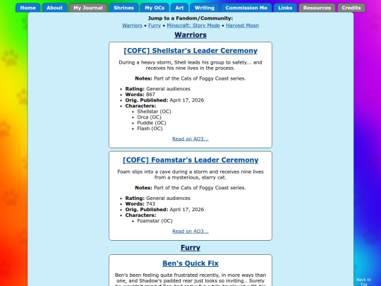 writing screenshot
