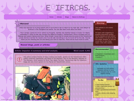Website screenshot