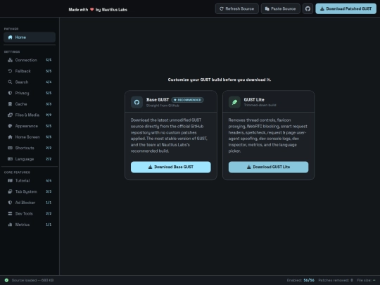 GUST-Patcher screenshot