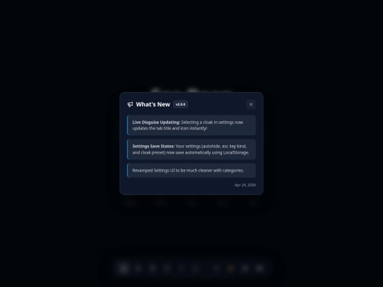 info screenshot