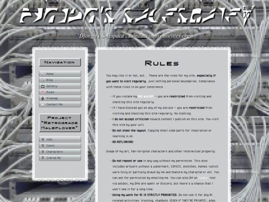 rules screenshot
