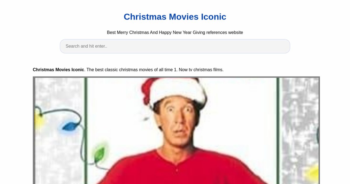 Christmas Movies Iconic