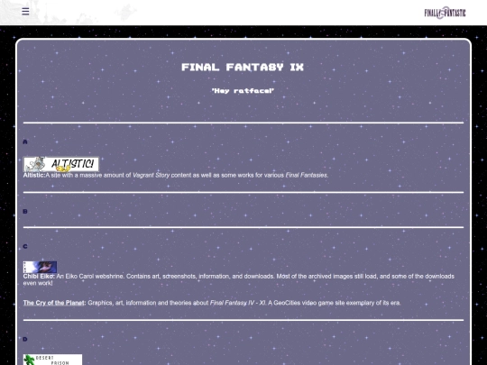 Website screenshot