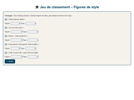 Expression/FiguresDeStyleJeuClassementN2 screenshot