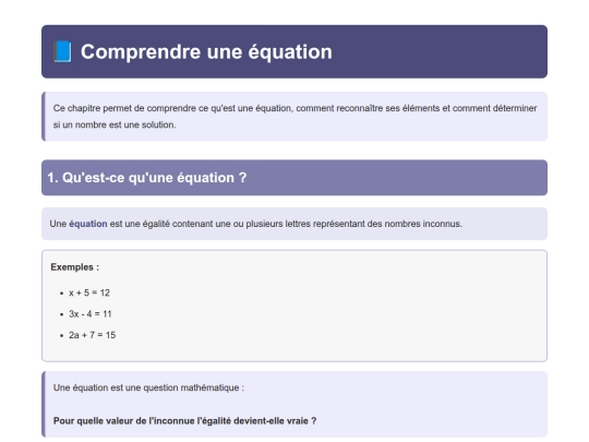 Mathématiques/Equation_Comptendre_Cours_N2 screenshot