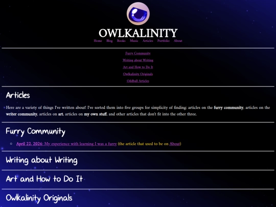 Website screenshot