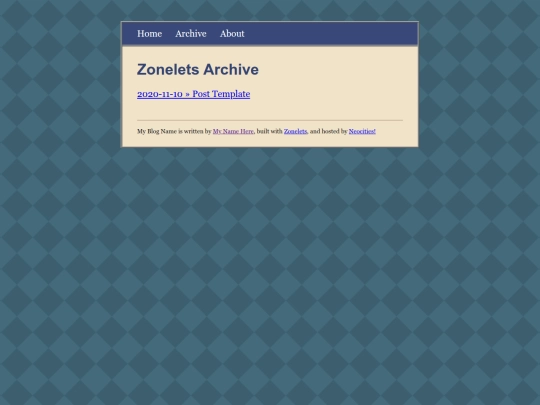 archive screenshot