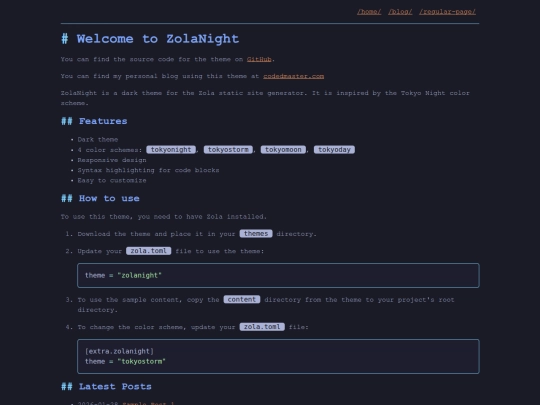 index screenshot