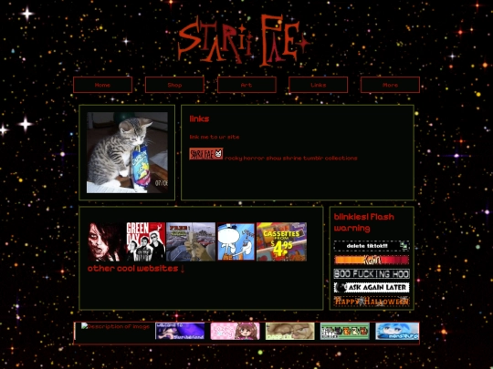 links screenshot
