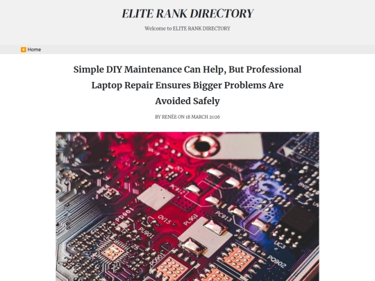 Website screenshot