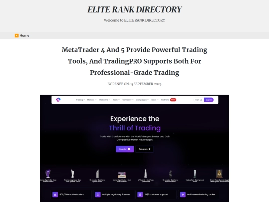 Website screenshot