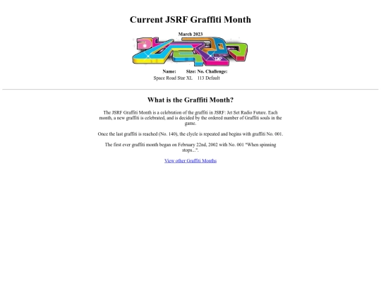 jsrf/jsrf-month screenshot