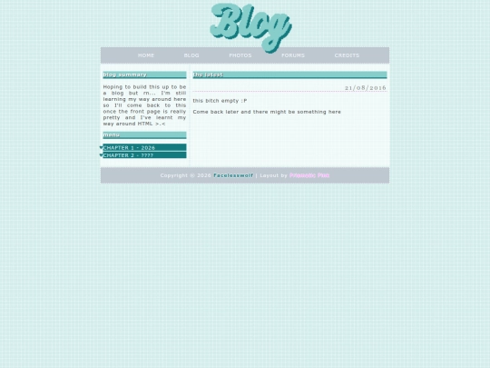 blog screenshot