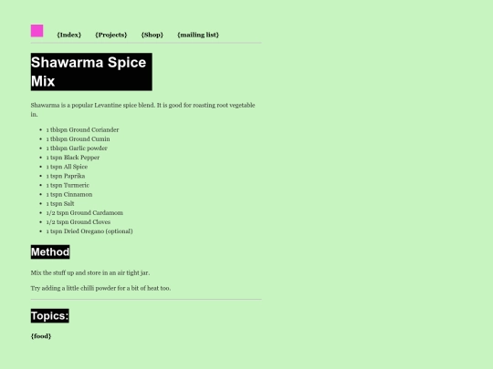 shawarma_spice screenshot