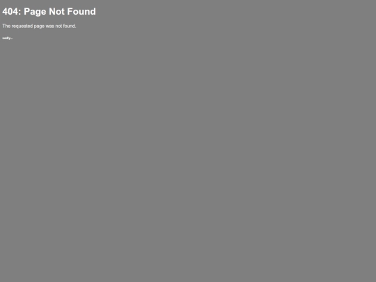 not_found screenshot