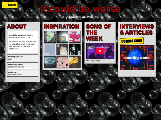 pages/about screenshot