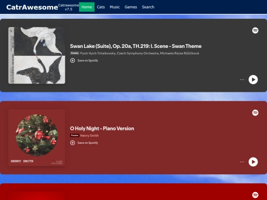 Music screenshot