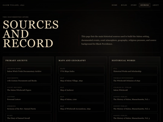 sources screenshot