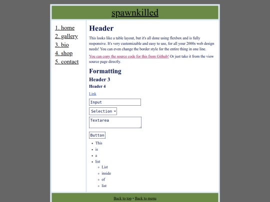 index screenshot