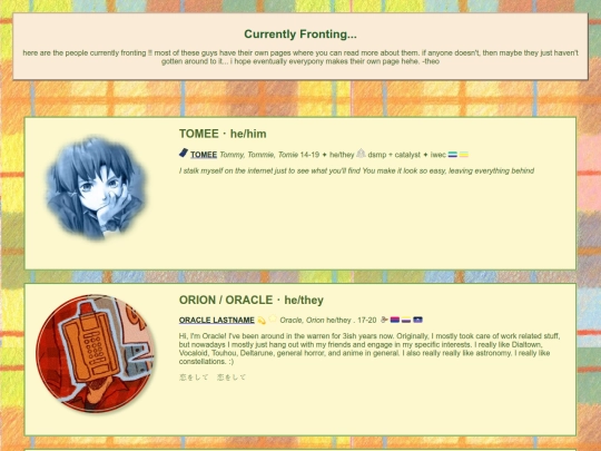 fronters screenshot