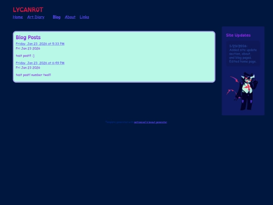 Website screenshot